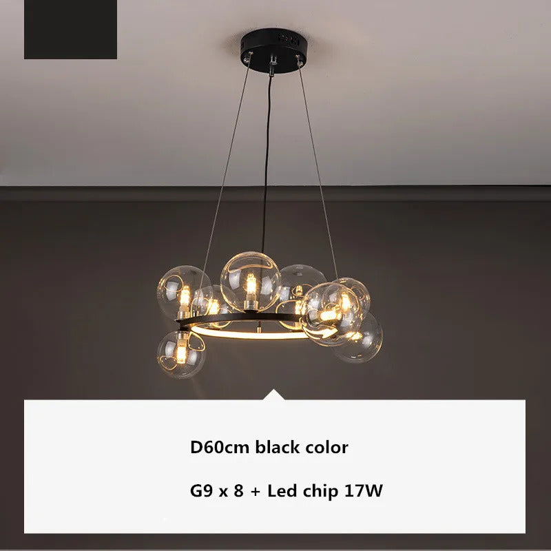 Molecule chandelier LED Modern Minimalist lustre nordic chandelier