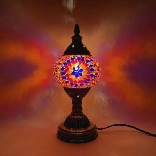 Turkish mosaic glass Table Lamp home bedside table lamp