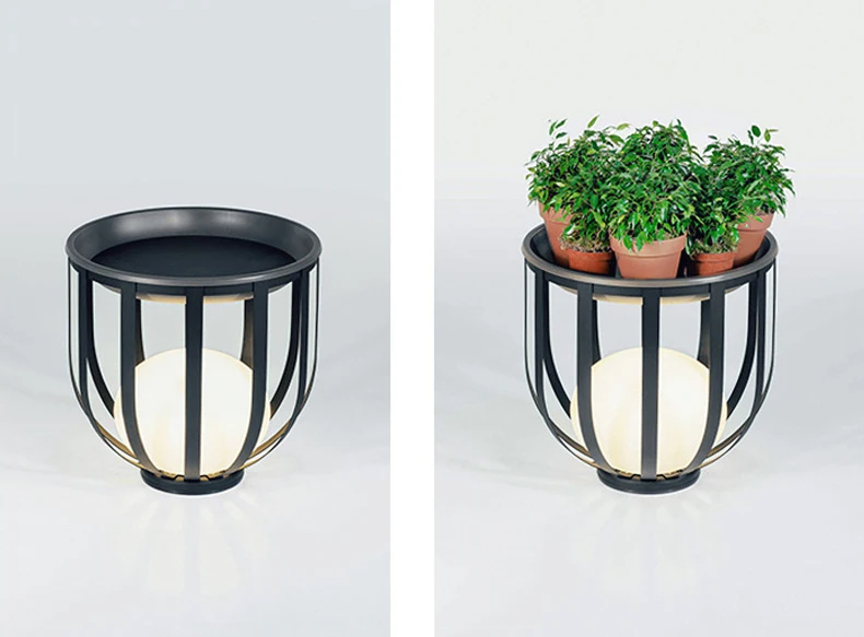 Outdoor Waterproof Lawn Lamps Solar Courtyard Balcony Garden Plant Flowerpot LED lamp