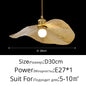 Lotus Leaf pendant light Hammered brass pendant lamp for living room dining room bedroom decoration kitchen light fixtures
