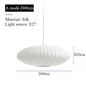 Japanese pendant light white design minimalist lamp Silk Cloth Light Clothing nelson lamp Shop Cloth loft lantern pendant lamp