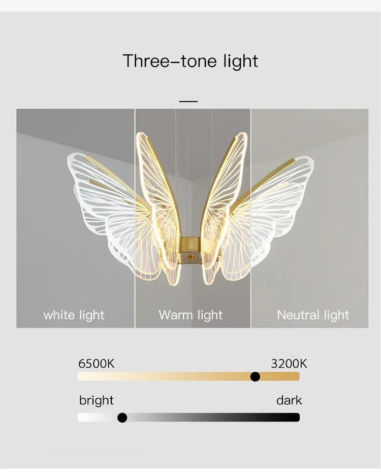 Butterfly Chandelier Bedroom kitchen island chandelier