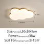 Modern Cloud Ceiling Light cute wooden cartoon Children's bedroom lighting