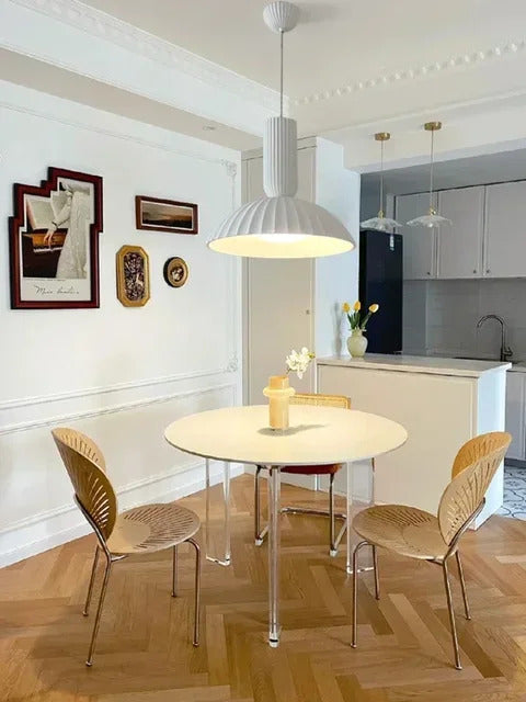 French Gypsum Pendant Light Nordic Designer Restaurant Chandelier