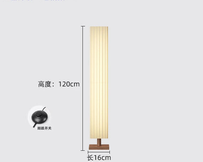 Wabi Sabi Fabric Floor Lights Home simple floor lamp