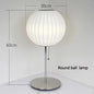 Nordic minimalist milk white wall lamp Danish designer Hand Woven Silk table light
