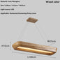 Minimalist Wabi Sabi Dining Room Rectangle Pendant Lights Coffee House Bar Bedroom Lamp Nordic New Style Dining Table Chandelier