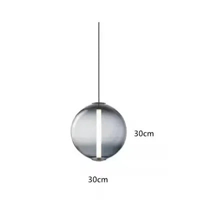 Nordic Minimalist Restaurant  LED Pendant Light Modern Designer Glass Pendant Light