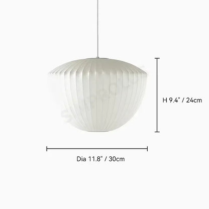 Japanese pendant light white design minimalist lamp Silk Cloth Light Clothing nelson lamp Shop Cloth loft lantern pendant lamp
