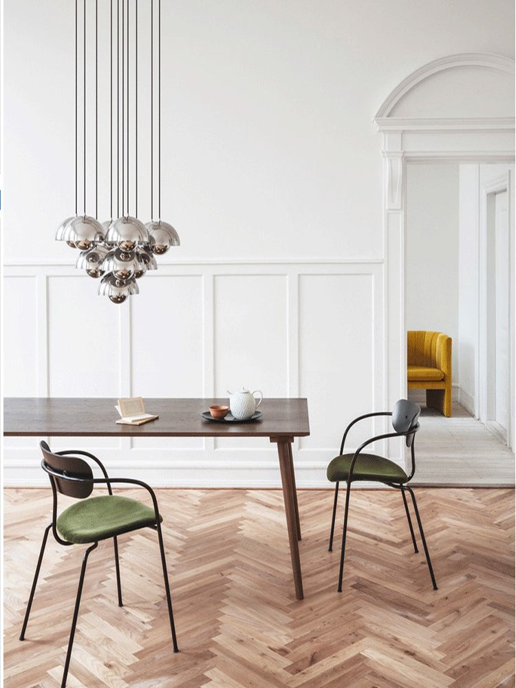 Denmark Designer Semicircular Flower Bud Pendant Lamp LED Lighting Luminaires