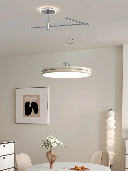 Dining table light modern chandelier Round Reading Desk Light