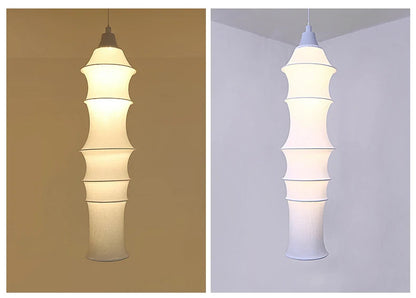 Nordic Minimalist Fabric Wabi Sabi Led Pendant Lights Bedroom Corner Bedside Lamp