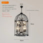Retro Wrought Iron Chandelier Rustic Orb Chandelier