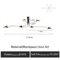 Designer Spider Serge Mouille Ceiling Lamp Black Industrial Ceiling Chandelier