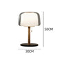 Nordic Bedroom Bedside Lamp Simple Cream Style Modern Design Room Decoration Study Glass LED Table Lamps
