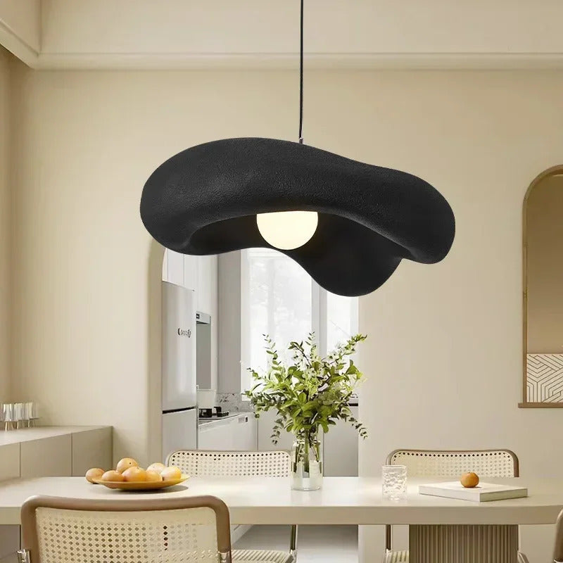 Nordic cream style restaurant chandelier simple bedroom living room dining table lamp wabi-sabi style Hanging lamp fixtures