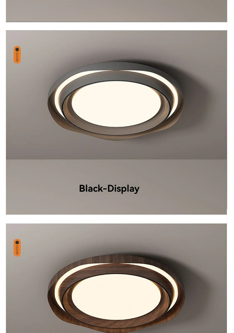 Modern Bladeless Ceiling Lamp Fan Living Room Silent Air Circulation Fan