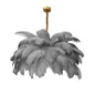 Ostrich Feather Chandelier Decor hall light