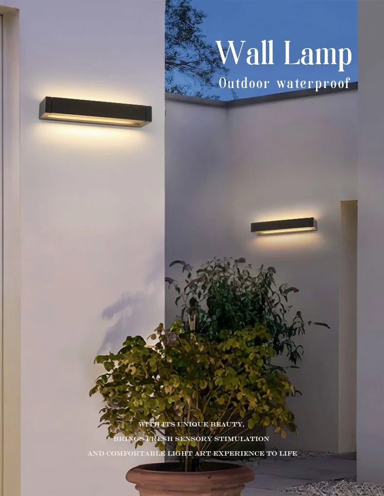 Modern waterproof Outdoor wall lamp Rotatable Courtyard landscape staircase cabinet light