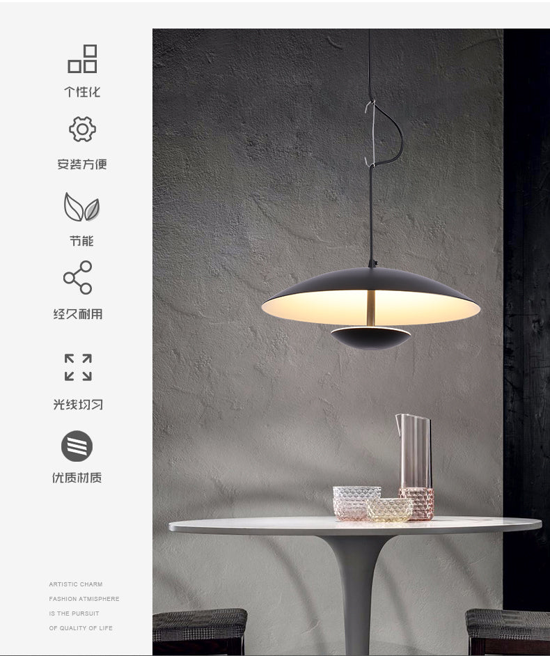 Nordic Design Led Pendant Lights Wood Grain Black For Dining Table Room Kitchen Hanging Lamp Fixture Home Decor Lighting Lusters