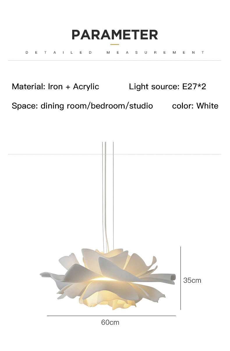 Modern flower Pendant lamp Nordic petal Pendant light