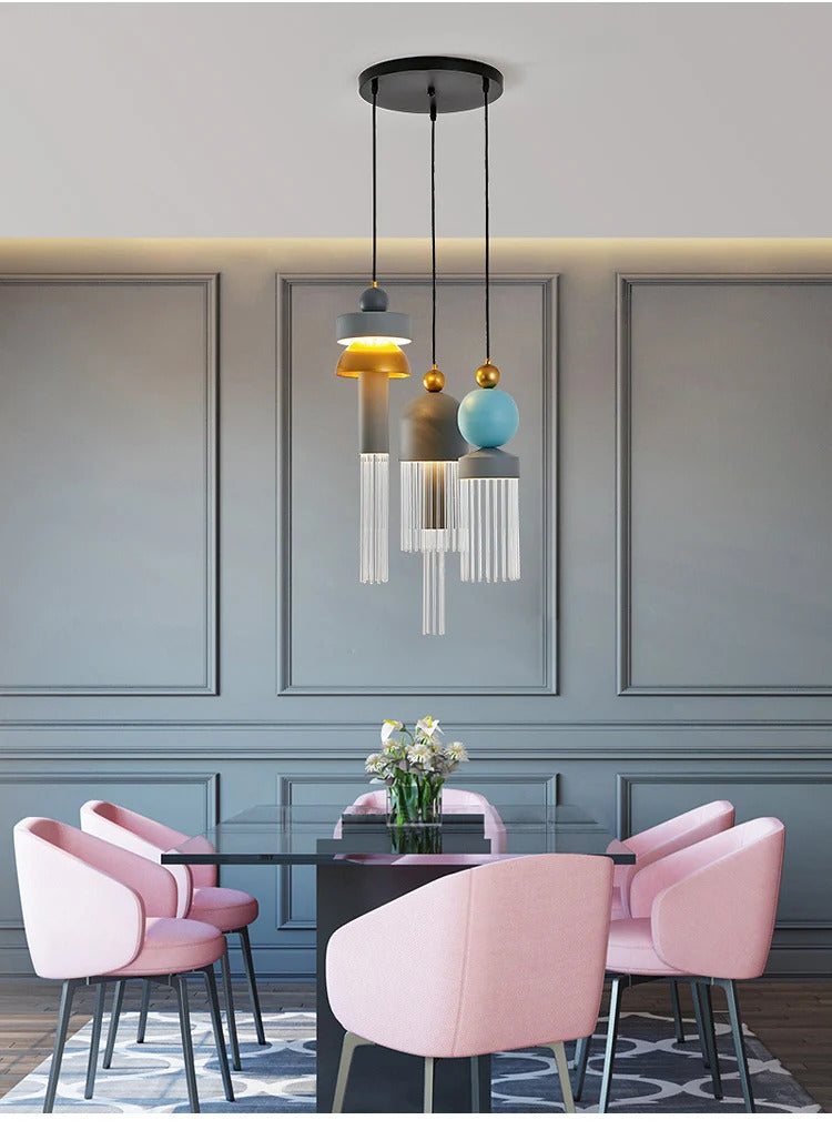 Italian Design lamp Masiero Nappe Pendant Light restaurant bar kitchen macaron pendant lamp