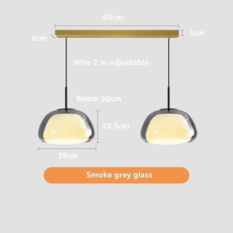 Danish Jelly Pendant lamp Bedroom bedside lamp