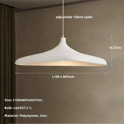 Candeeiro suspenso japonês Wabi Sabi em LED, candelabro de luxo para sala de jantar, bar, sala de estar, decoração da casa, candeeiro suspenso nórdico.