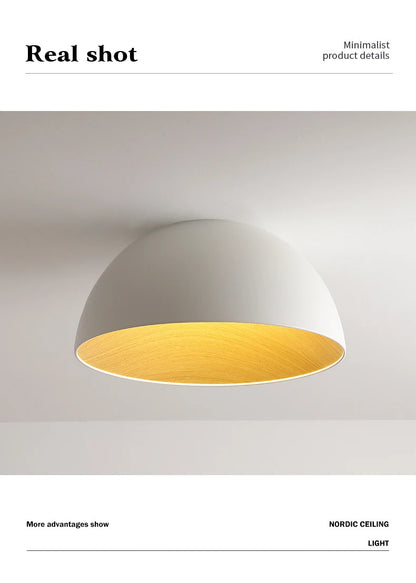 Nordic Wooden Ceiling Chandelier Modern Duo Ceiling Light