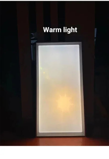 Blue sky ceiling light Kids room semi flush mount ceiling light