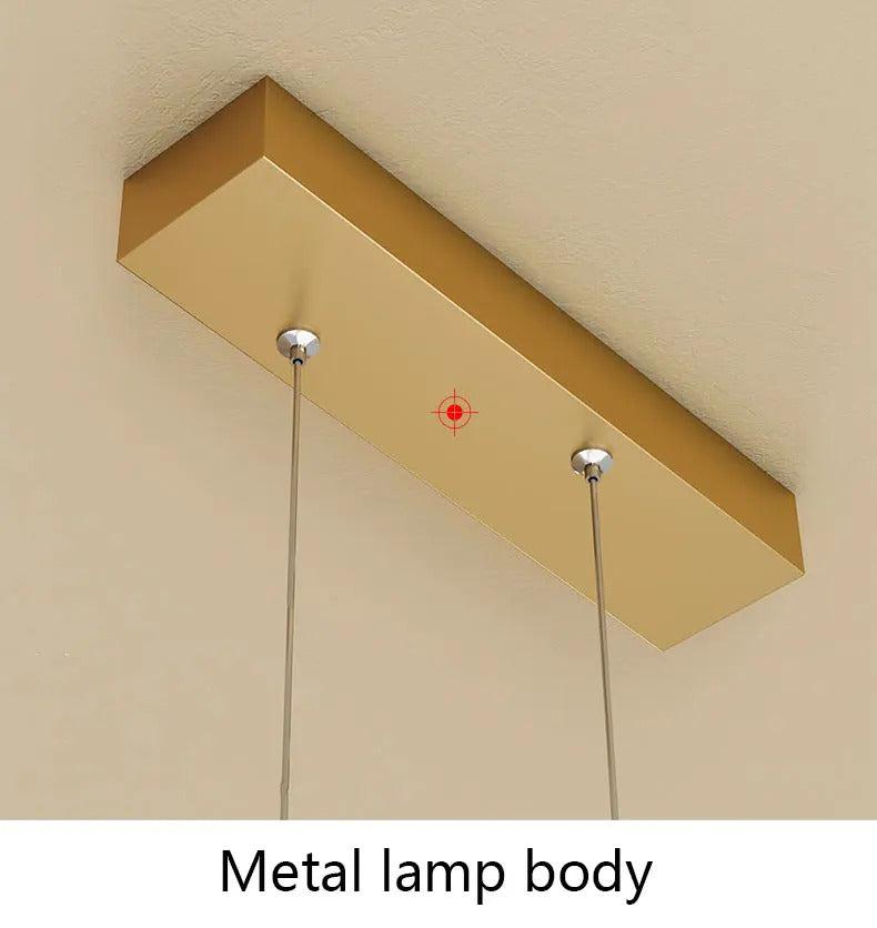 Modern black chandelier Led Nordic design minimalist acrylic lamp