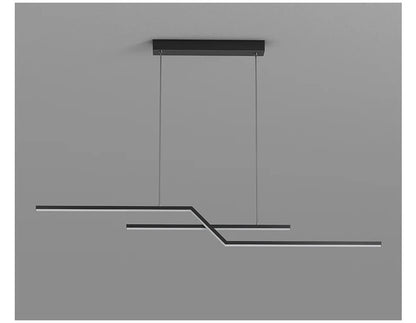 Modern geometric pendant light Led Home suspension metal