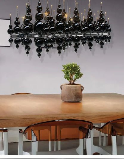 Luxury Living Room Black Chandelier Designer Tears From Moon Chandelier