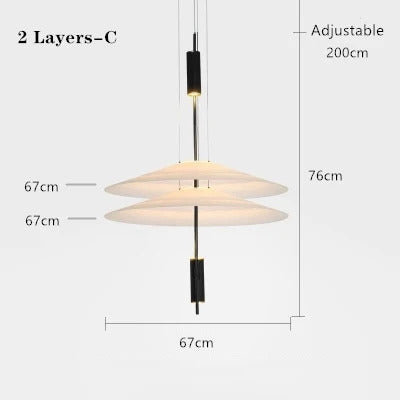 Designer Flamingo Chandelier Nordic Style Acrylic Chandelier