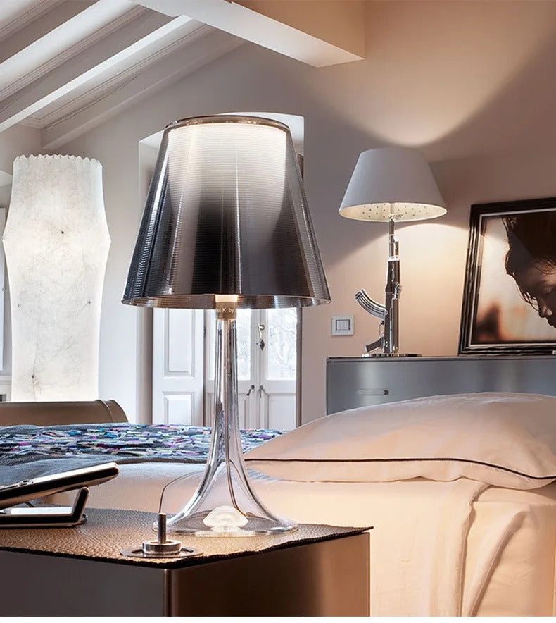 Modern Simple Table Lamp Transparent Acrylic Table Lamps for Living Room Bedroom Study Desk Decor Light Home Bedside Lamp