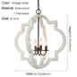 American Vintage Wrought Iron Gold Chandelier Nordic Design Living Room Pendant Lamp