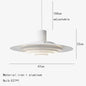 White Silver Aluminium E27 Pendant Lights Art Design For Dining Kitchen Bar Bedroom Cord Adjustable Hanglamp 110-220V