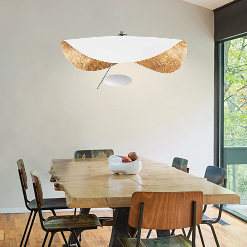 Catellani & Smith Lederam Manta Pendant Lamp Flying Saucer Hat industrial retro replica design lamp white black pendant light