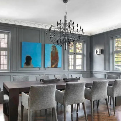 Italian Pendant Lights French Hanging art country Lamp for living room Kitchen Dining Room Villa duplex loft staircases lamp