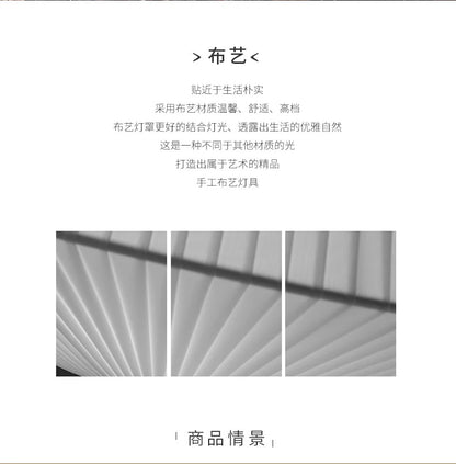 Round Whtie Fabric ceiling light Siam ceiling lamp