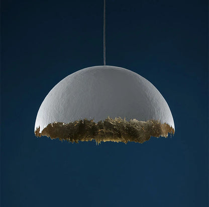 PostKrisi Pendant light Nordic eggshell Round Gold Foil Pendant lamp