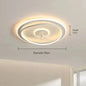Modern LED Ceiling Fan Light Remote Dimming 6 Levels Silent Living Room lighting