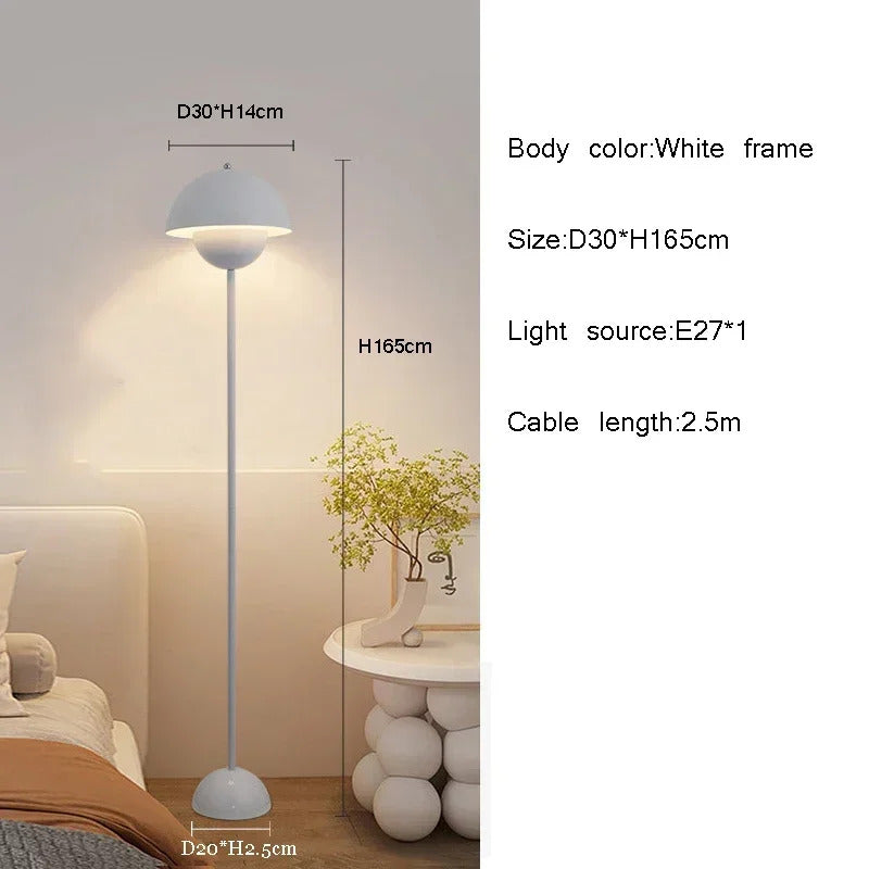 Fiona Floor Lamp Table with E27 Changeable Bulb for Bedroom Living Room