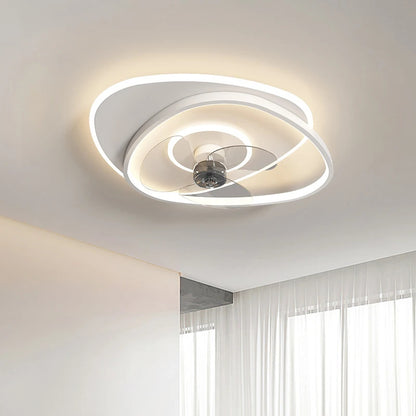 Electric Fan Light Modern LED Ceiling Lamp Living Room Light