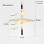 Modern Personality LED Hanging Lamp Flying Saucer Home Decor Denmark Designer Dining Table Bar Living Room UFO Pendant Lights