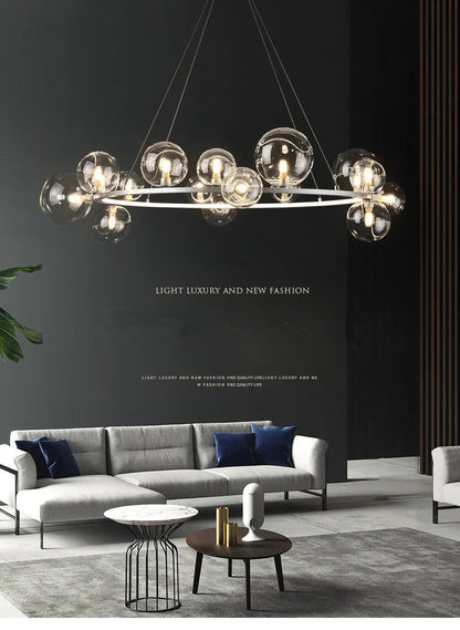 Molecule chandelier LED Modern Minimalist lustre nordic chandelier