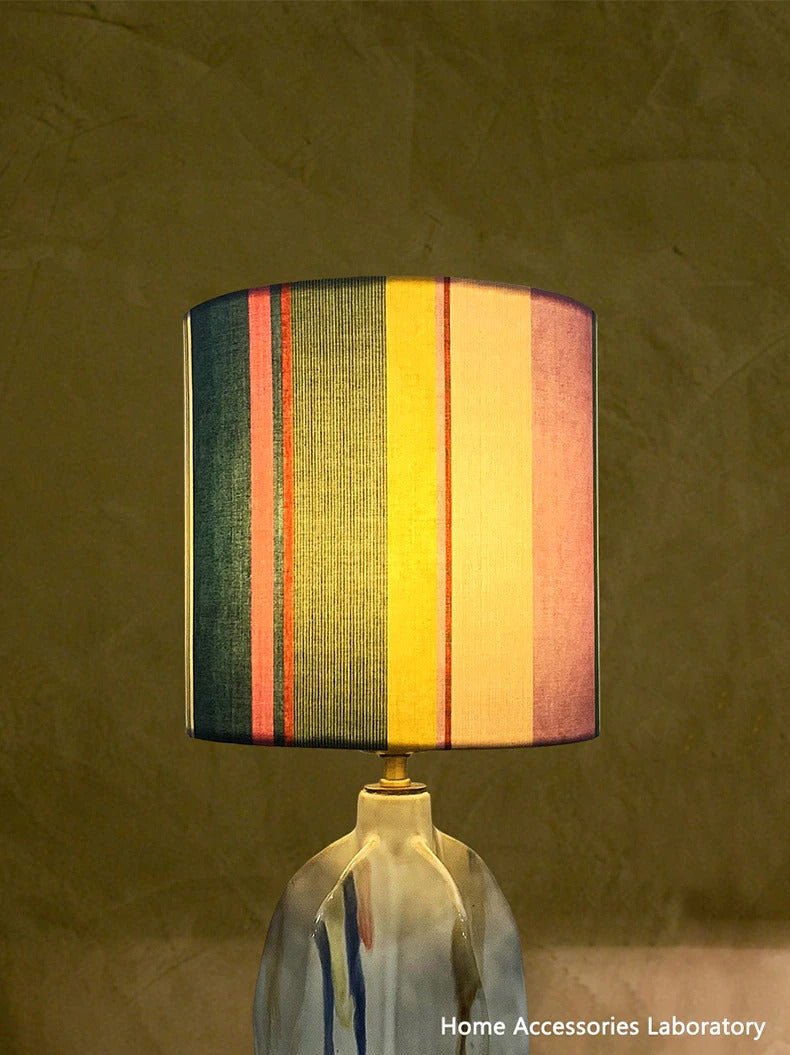 New Modern Color Blocking Art Carambola Ceramics LED Table Lamp Romantic Home Lighting Decoration Bedroom Study Desk Lights