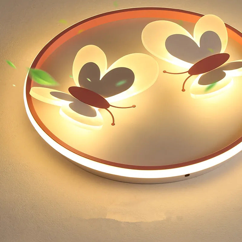 Butterfly ceiling lamp Children Room Indoor bedroom lamp