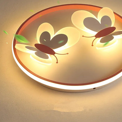 Butterfly ceiling lamp Children Room Indoor bedroom lamp