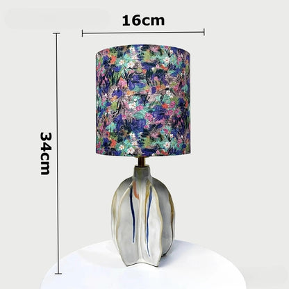 New Modern Color Blocking Art Carambola Ceramics LED Table Lamp Romantic Home Lighting Decoration Bedroom Study Desk Lights